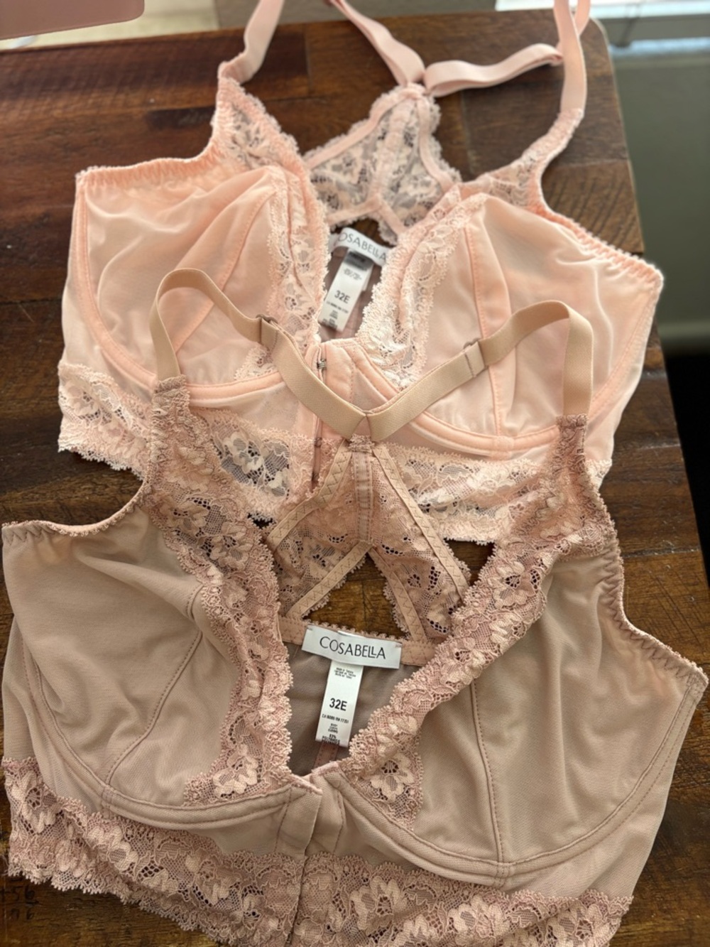(2) Cosabella Forever Front Closure Underwire Bra size 32E -2 Bras set - Picture 2 of 6
